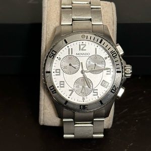 Men’s Movado silver tone watch